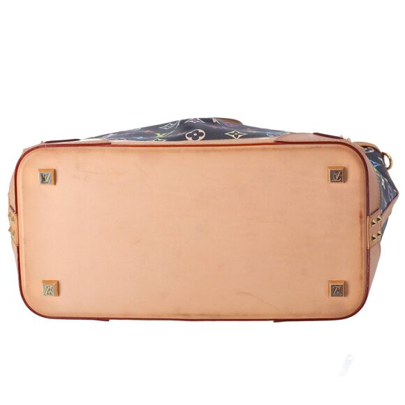 Louis Vuitton x Murakami Charlene GM Monogram Multicolor Tote Black - Picture 6 of 9